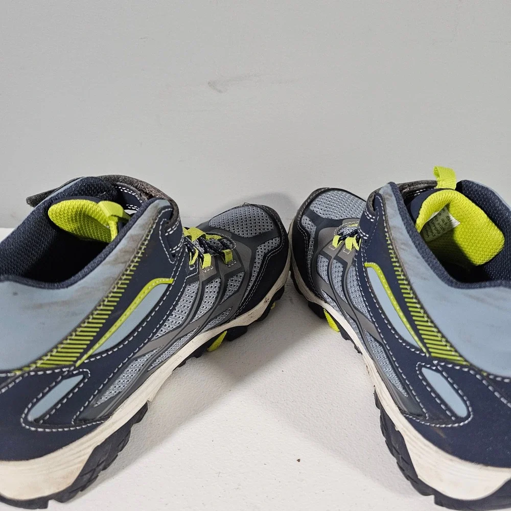 Merrell Moab FST Waterproof Hiking Boots Kids 5.5W Blue Lime MK264715